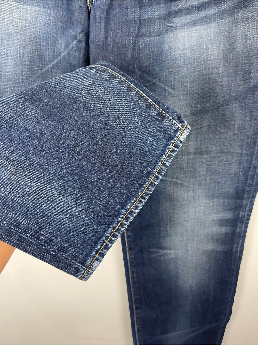 Levi’s 541 Athletic Taper Jeans Men’s 38x32 Dark Wash Stretch Denim Faded Blue - Picture 4 of 7